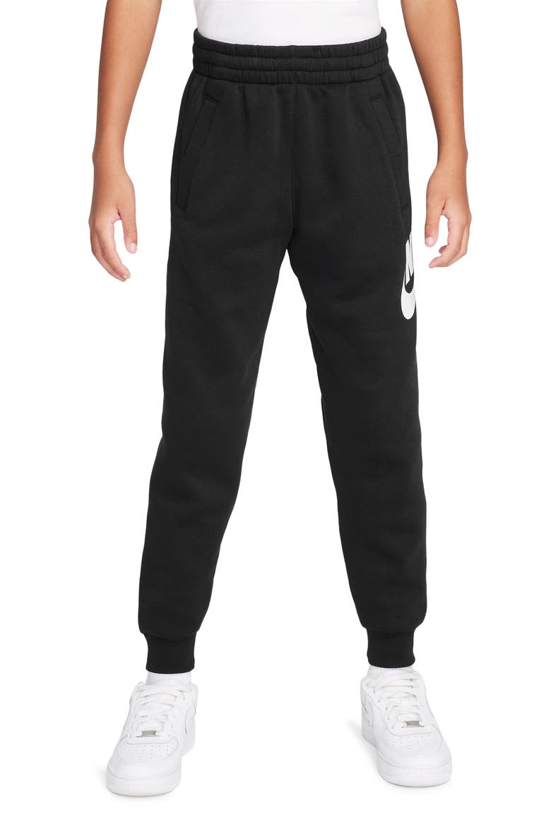 Kids' Sportswear Club Fleece Joggers, Main, color, 010 BLACK/WHITE