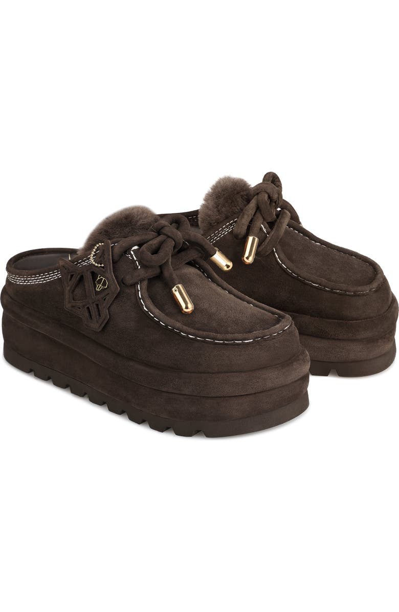 Naked Wolfe Blizzard Suede/Shearling Slip-On, Main, color,