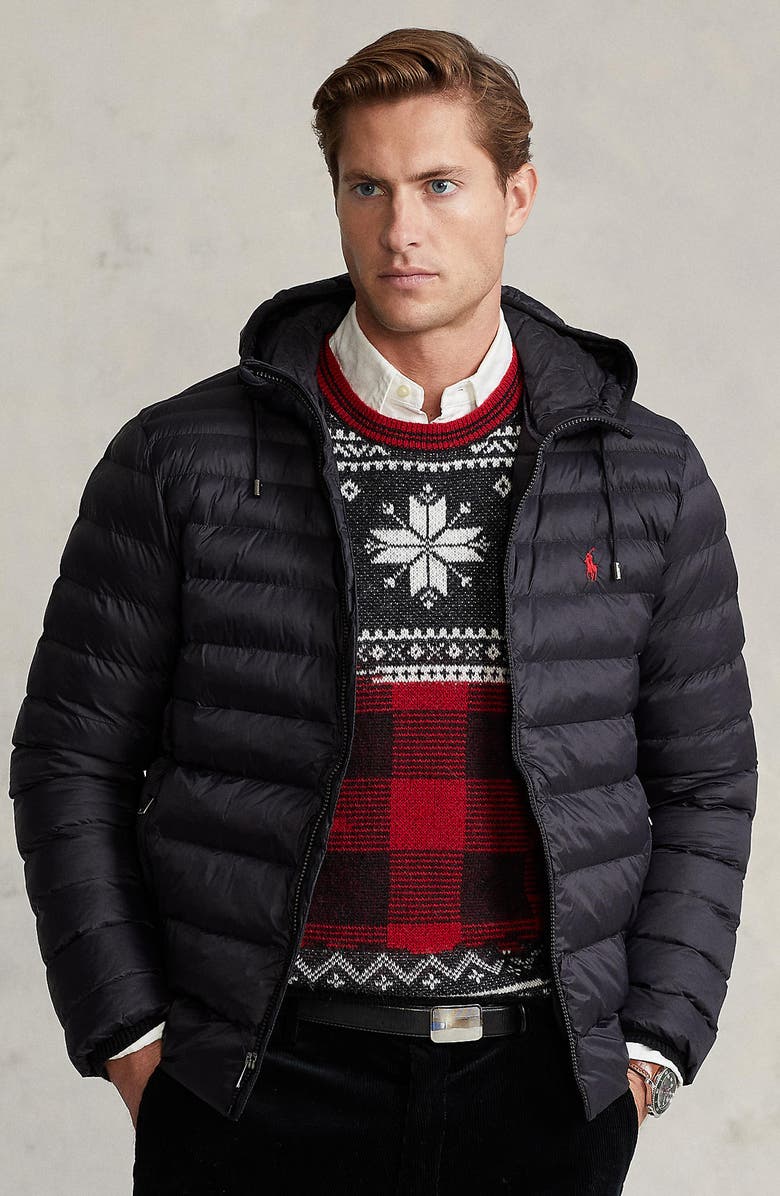 Polo Ralph Lauren Terra Packable Recycled Nylon Puffer Jacket, Alternate, color, 