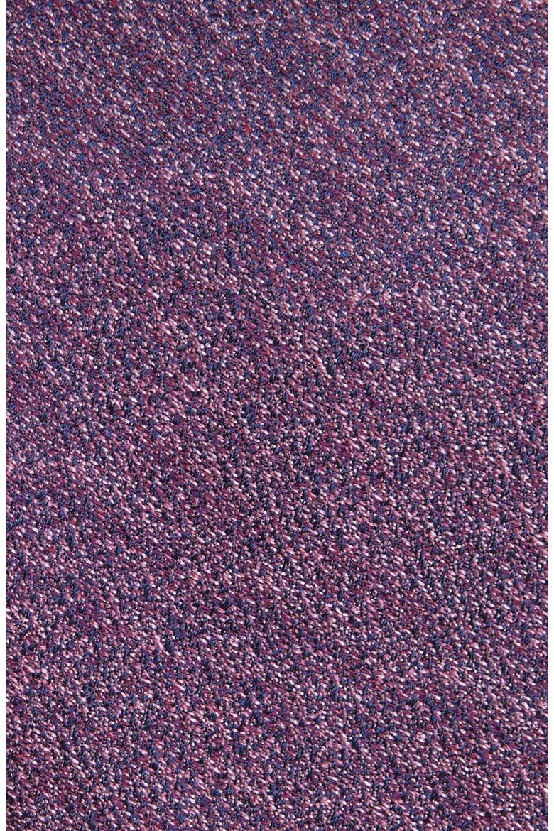 Prescot Solid Textured Silk Tie, Alternate, color, EGGPLANT