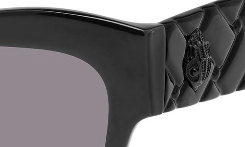 Kurt Geiger London 53mm Cat Eye Sunglasses In Black