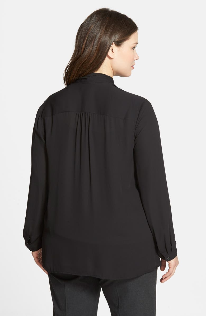 Halogen<sup>®</sup> Tie Neck Blouse, Alternate, color, 