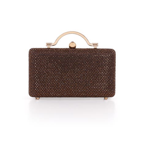 Jude Crystal Minaudiere with Outer Pocket