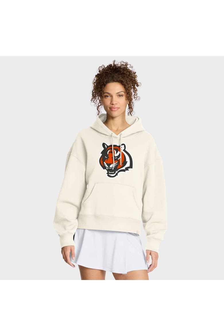 Women's Fanatics Cream Cincinnati Bengals Dove Legacy Pullover Hoodie, Main, color, Cream