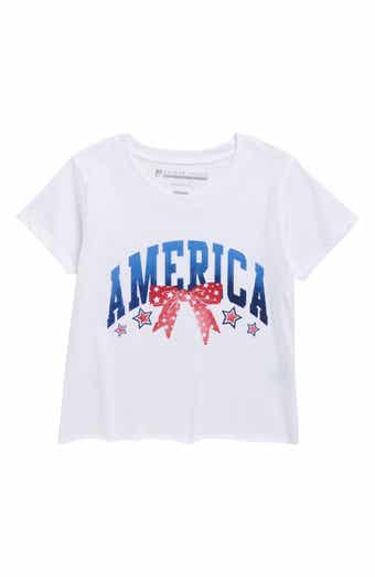 Prince Peter Kids' America Crop Graphic T-Shirt