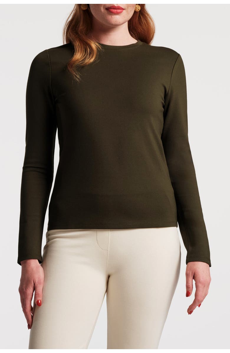 Frances Valentine Ballet Top, Main, color, Olive