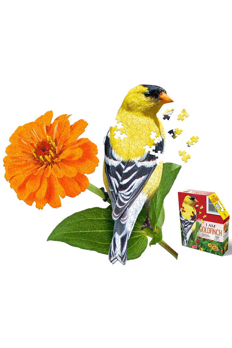 Goldfinch 300 Piece Jigsaw Puzzle, Alternate, color, Multicolored