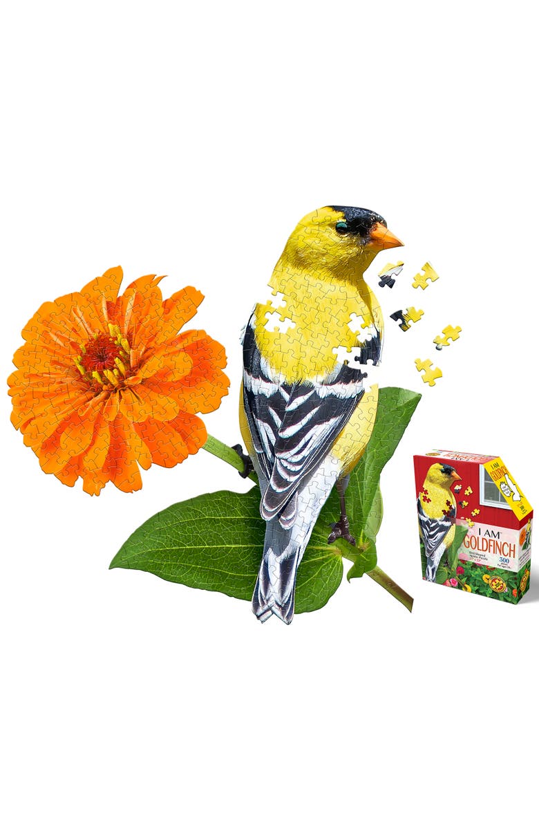 Madd Capp Goldfinch 300 Piece Jigsaw Puzzle, Alternate, color, Multicolored