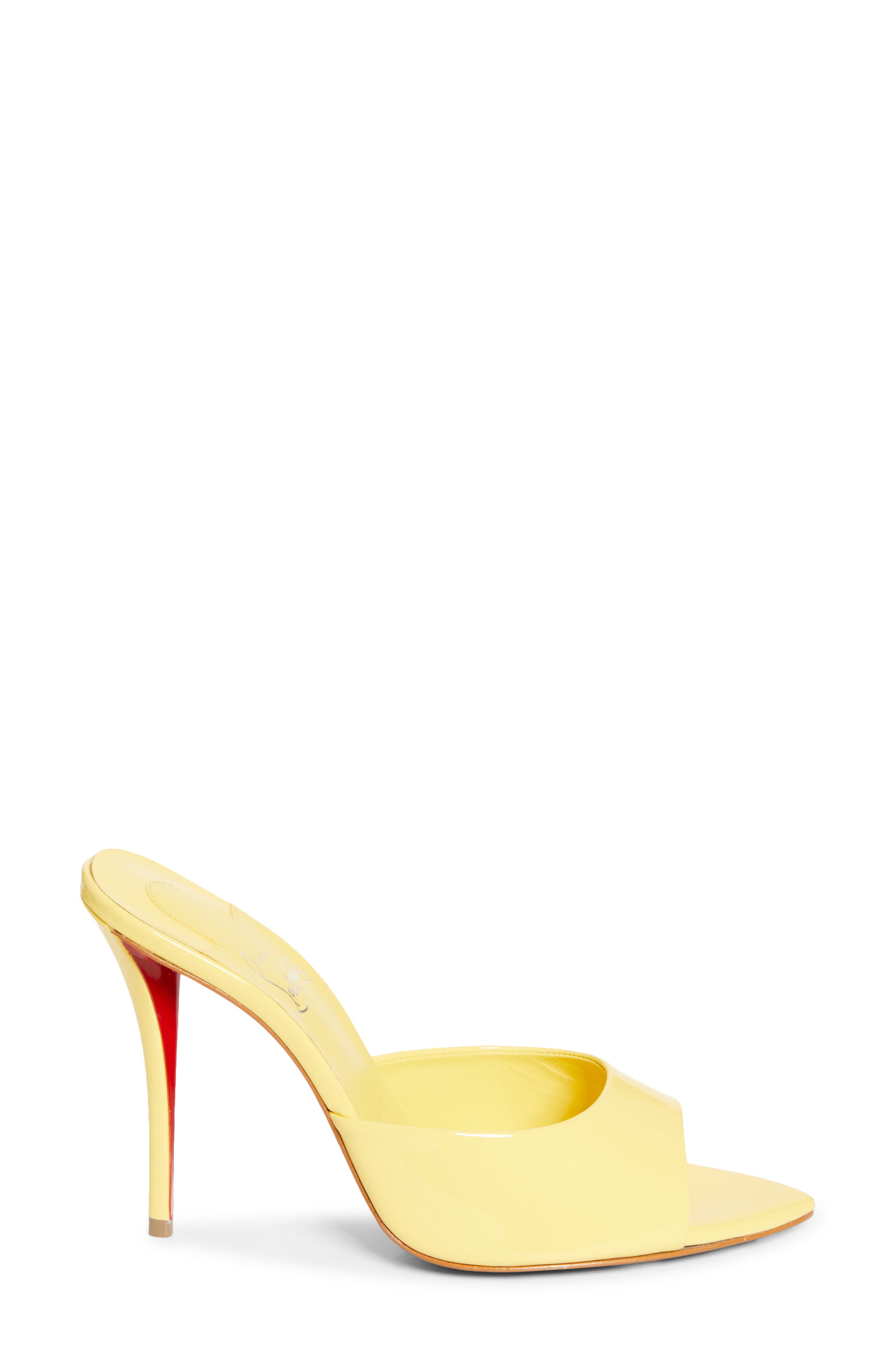 Christian Louboutin Miss Z Pointed Toe Sandal, Alternate, color, Y523 Vanilla/ Lin Vanilla