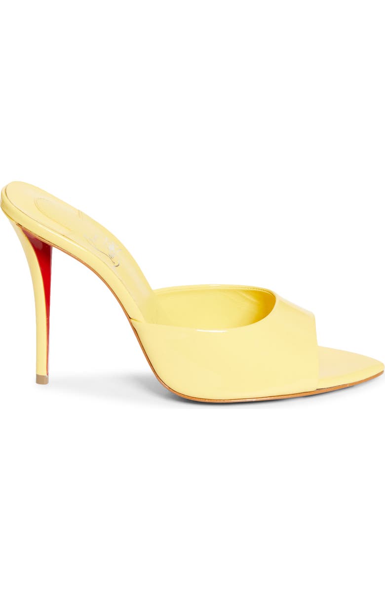 Christian Louboutin Miss Z Pointed Toe Sandal, Alternate, color, Y523 Vanilla/ Lin Vanilla