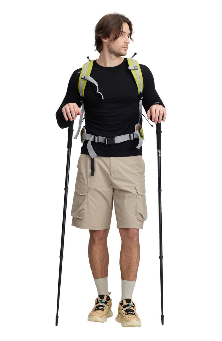 COZY ZERO Men's 100% Merino Classic L/S Crew, Alternate, color, Black