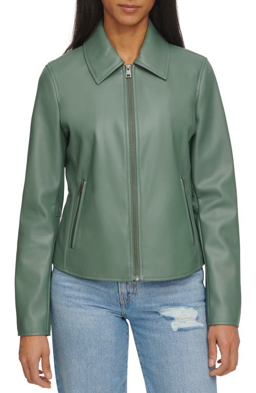 Levi's Racer Faux Leather Jacket In Green