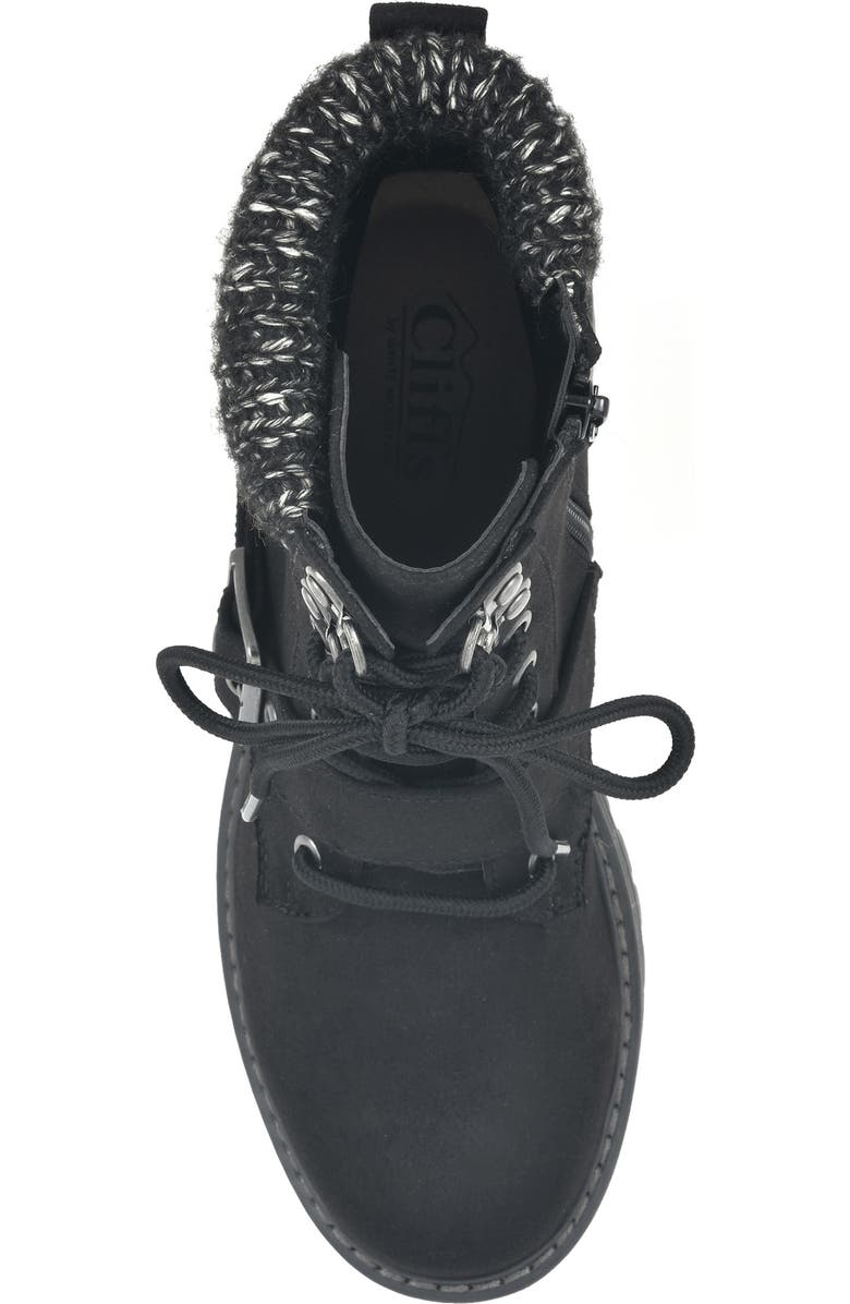 CLIFFS BY WHITE MOUNTAIN Marlee Buckled Lace-Up Boot - Wide Width Available, Alternate, color,