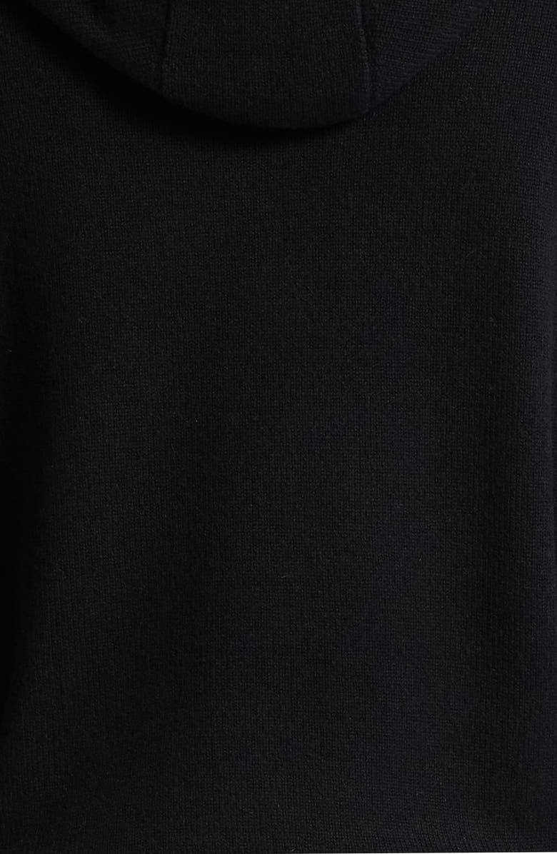 TOM FORD Cashmere Blend Hoodie Sweater, Alternate, color, Black