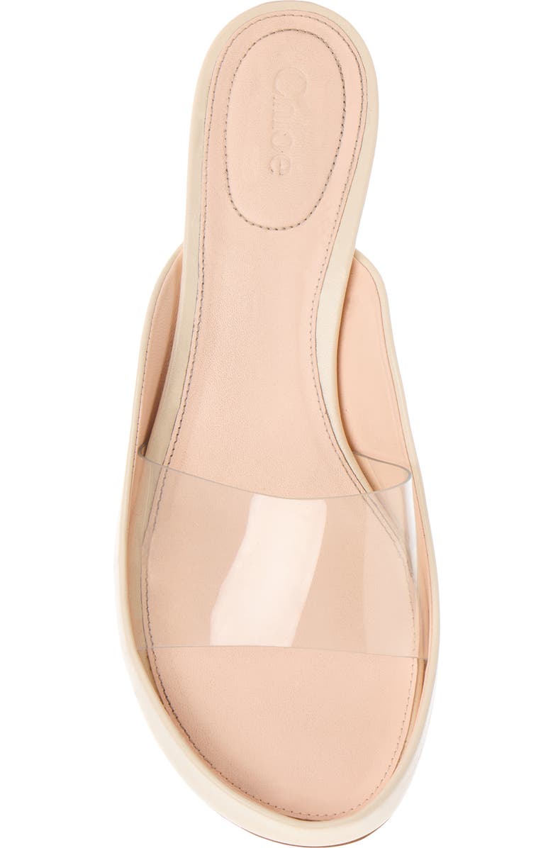 Chloé Junie Kitten Heel Mule, Alternate, color, Soft Ivory