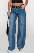 Princess Polly On Sunset Straight Leg Jeans