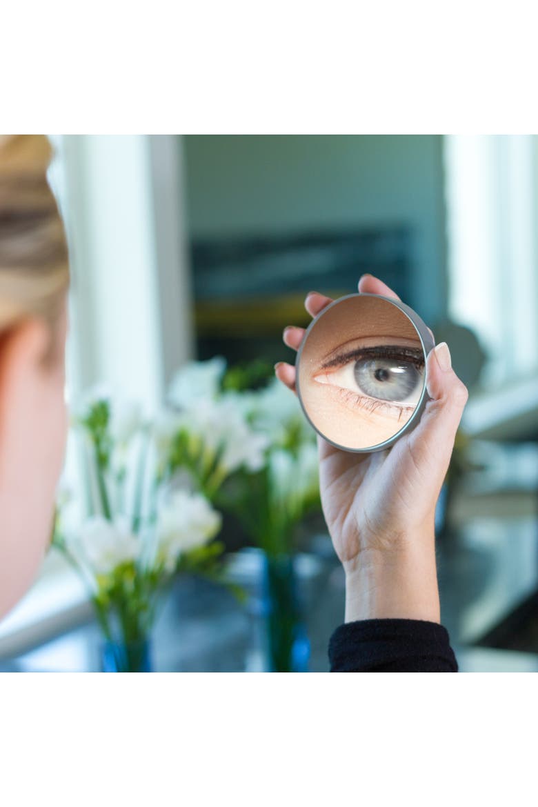 Compact Mirror with 10X Magnification & Suction Cup, Alternate, color, Gray