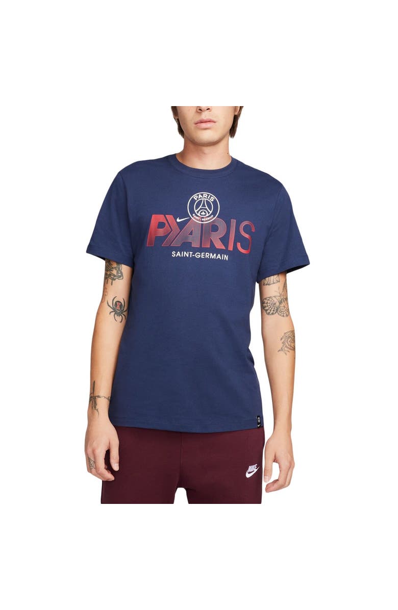 Nike Men's Nike Navy Paris Saint-Germain Mercurial Sleeve T-Shirt, Alternate, color, 