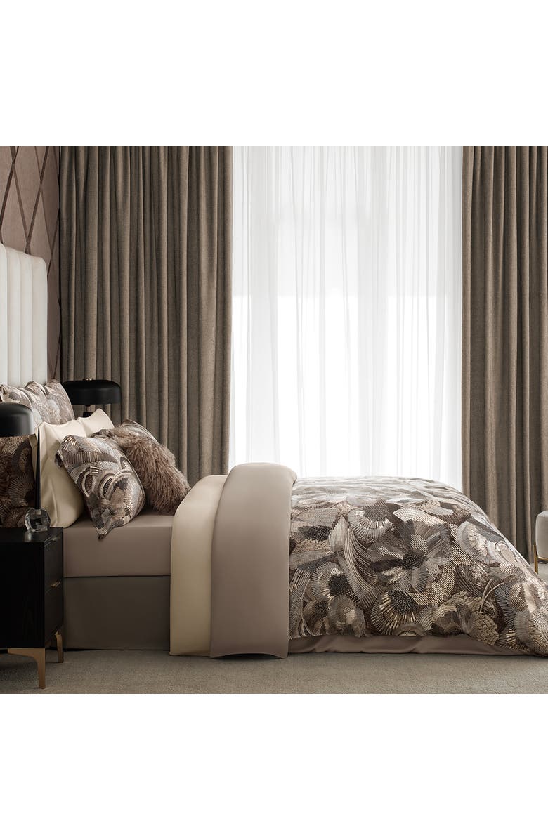 Togas Ligardes duvet cover, Alternate, color, Brown