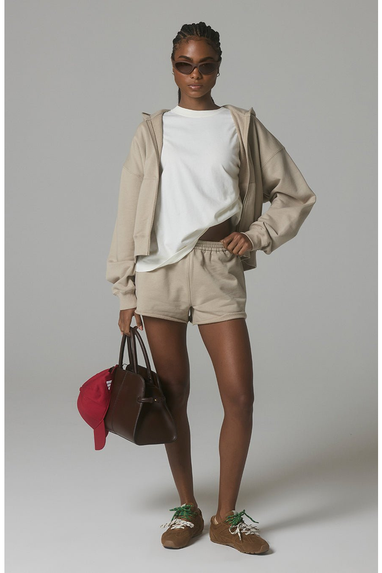 ty Full-Zip Hoodie, Alternate, color, Khaki