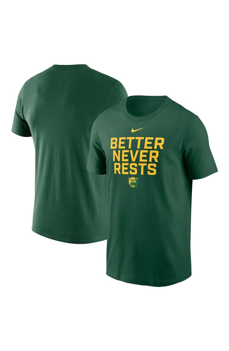 Nike Men's Nike Green Baylor Bears Local Performance T-Shirt, Alternate, color, 