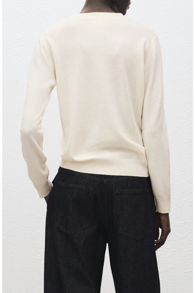 Crewneck Sweater, Alternate, color, ECRU