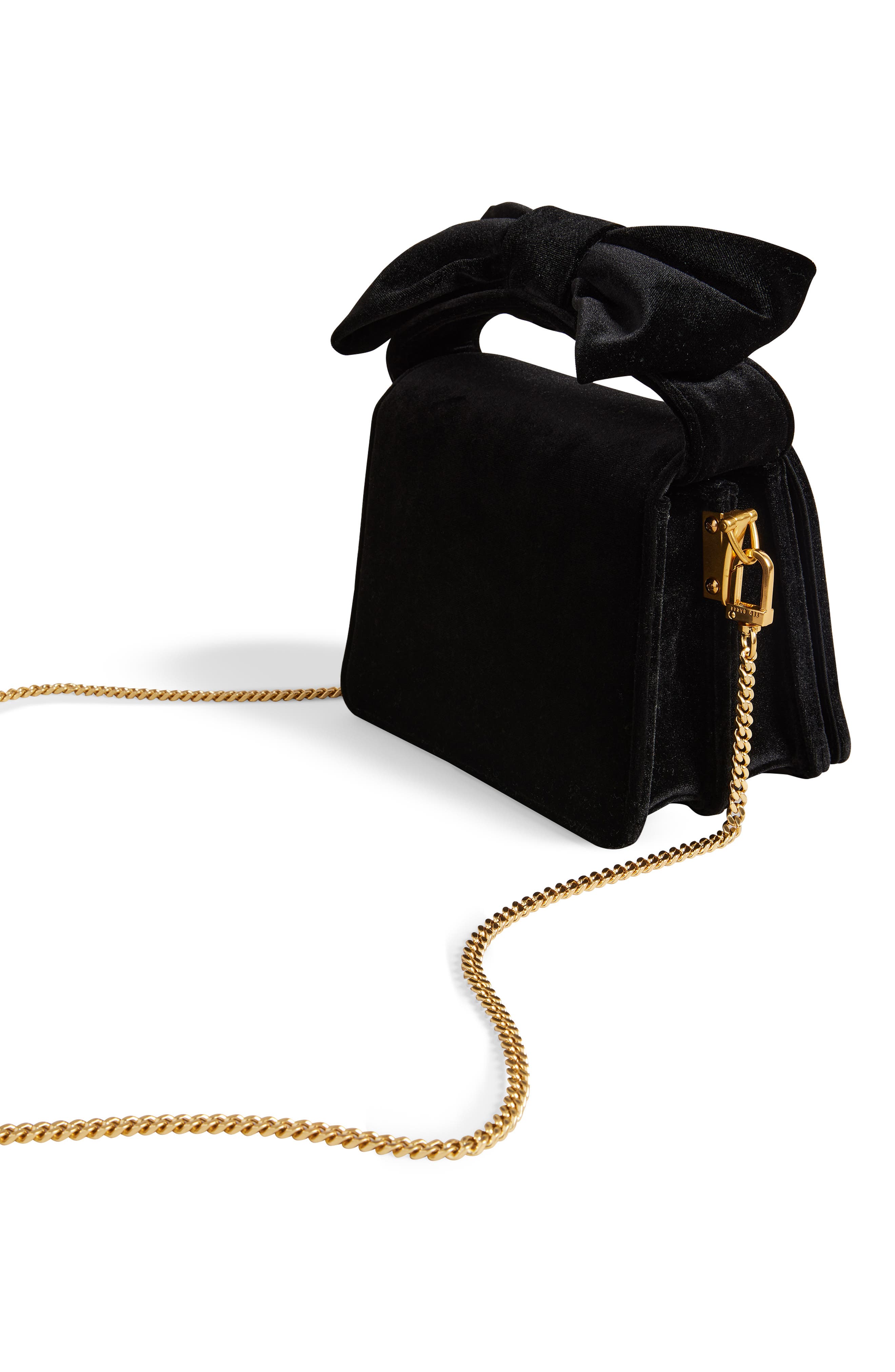 Ted Baker London Mini Nialina Bow Top Handle Bag, Alternate, color, 