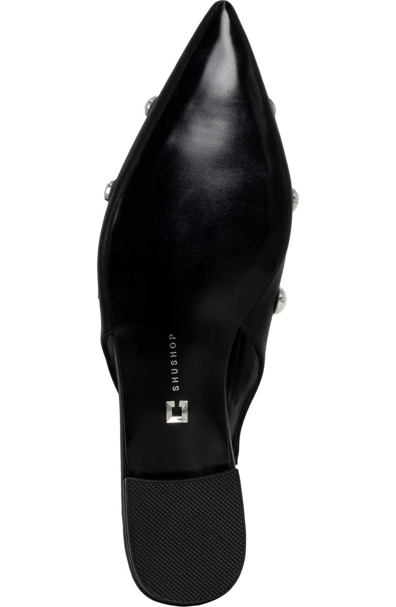 SHUSHOP Arizona Slingback Flat, Alternate, color, Black