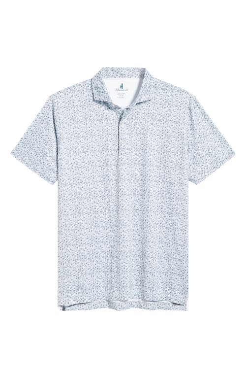 Johnnie-o Marietta Featherweight Prep-formance Jersey Polo In Blue