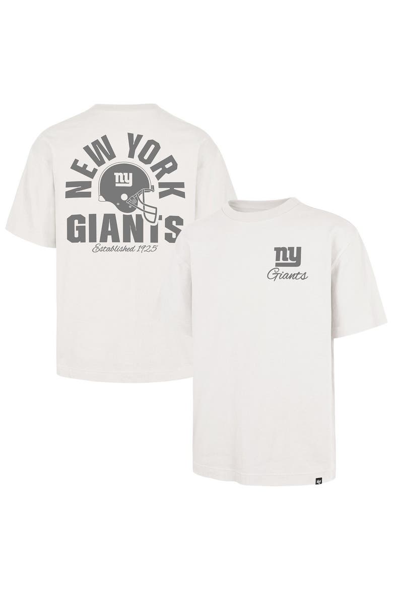 Men's '47 Off White New York Giants Photon Dust Foundation T-Shirt, Main, color, Cream