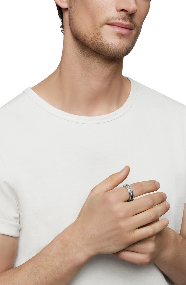 David Yurman Streamline Two-Row Band Ring with Diamonds, Alternate, color, 