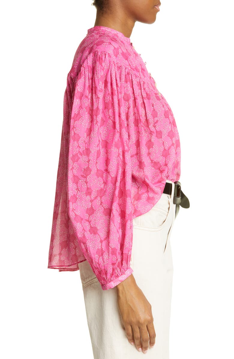 Isabel Marant Étoile Salika Floral Long Sleeve Blouse, Alternate, color,