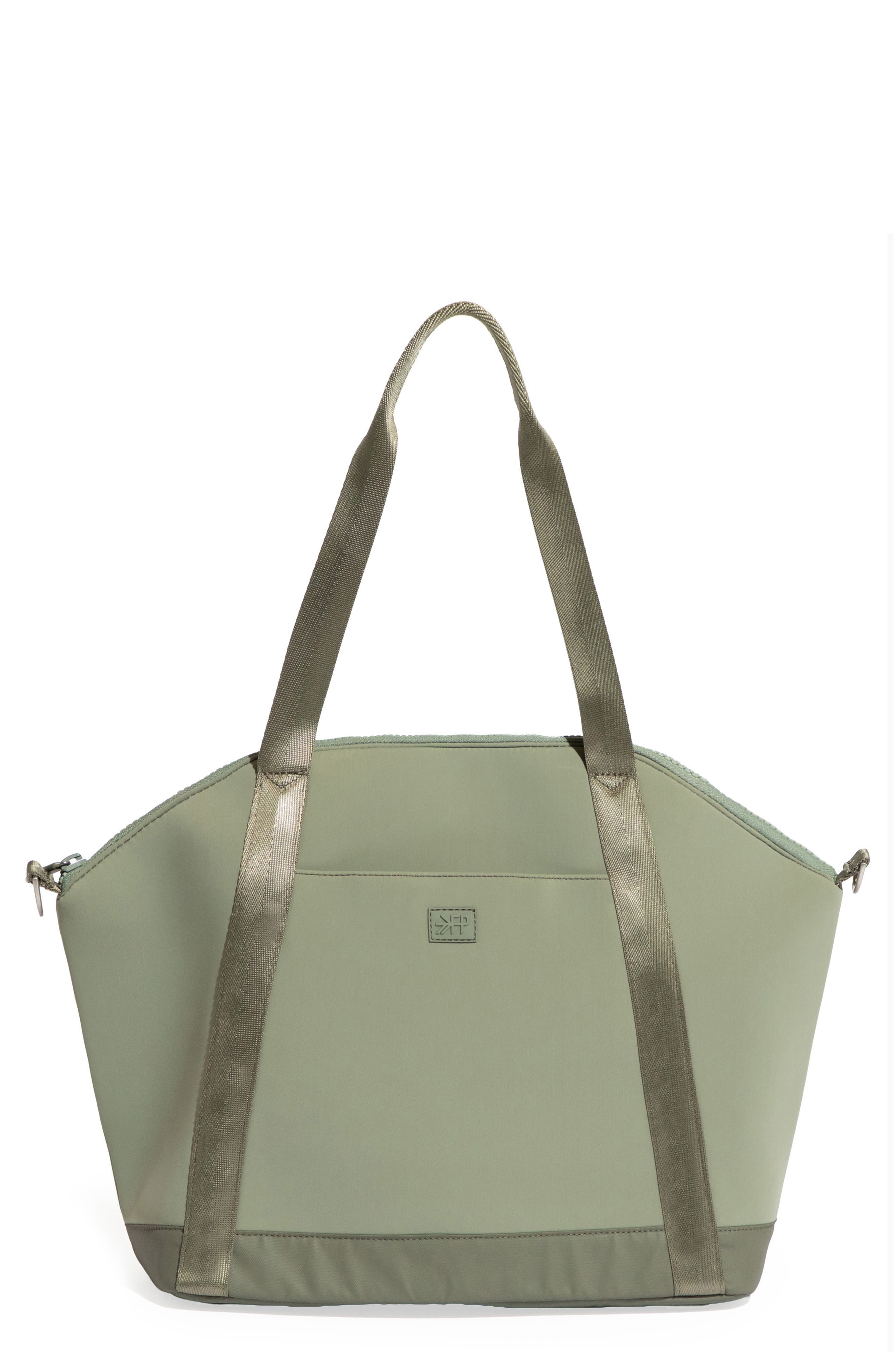 Freshly Picked Aspen Seoul Neoprene Diaper Bag Tote, Main, color, Sage
