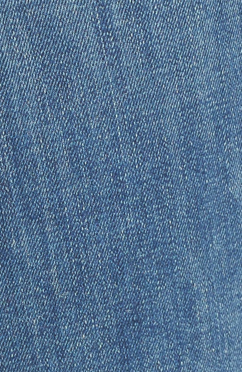 MOTHER Raw Hem Flare Jeans, Alternate, color,