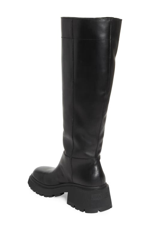 Jimmy Choo Tamsin Lug Sole Knee High Boot In Black