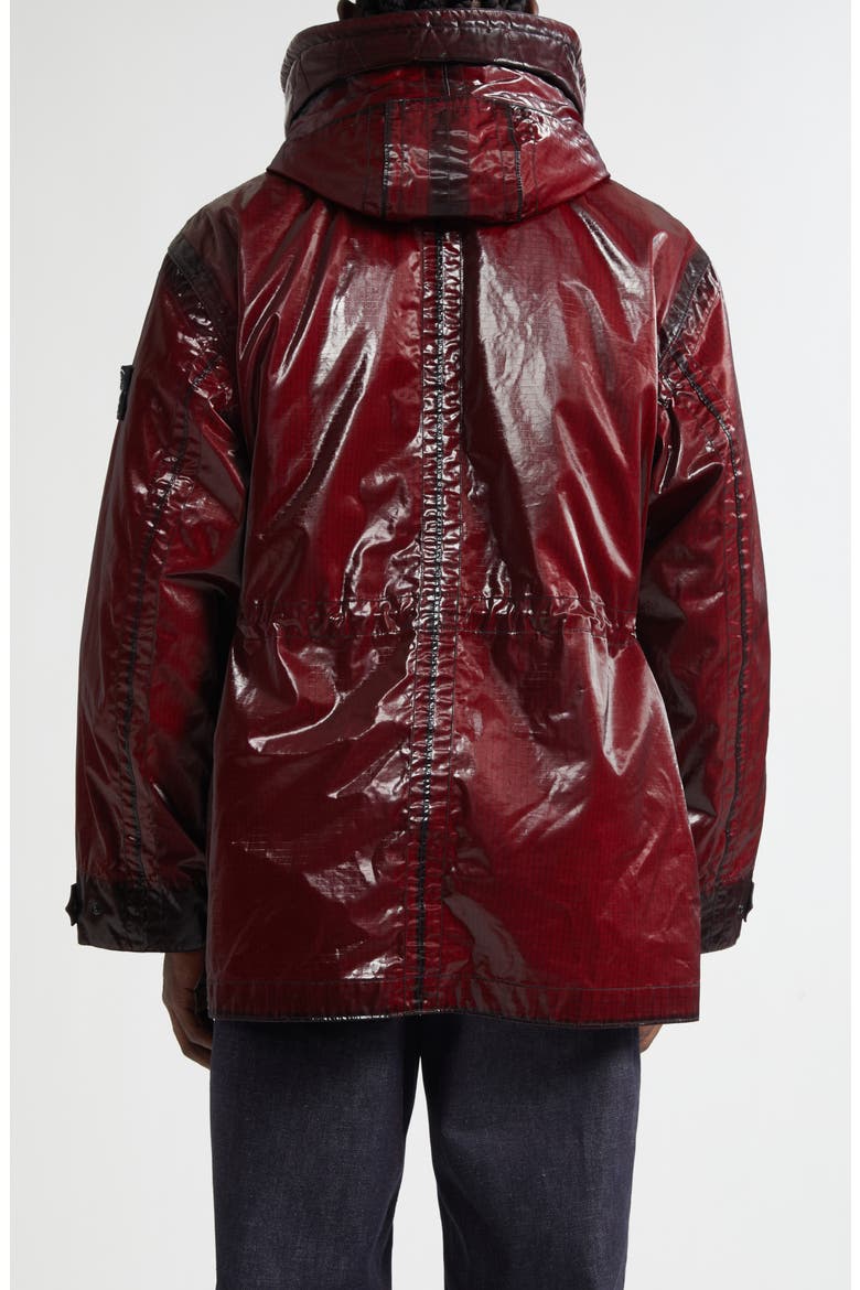 Prismatic Coated Ripstop Parka, Alternate, color, V0012 BURGUNDY