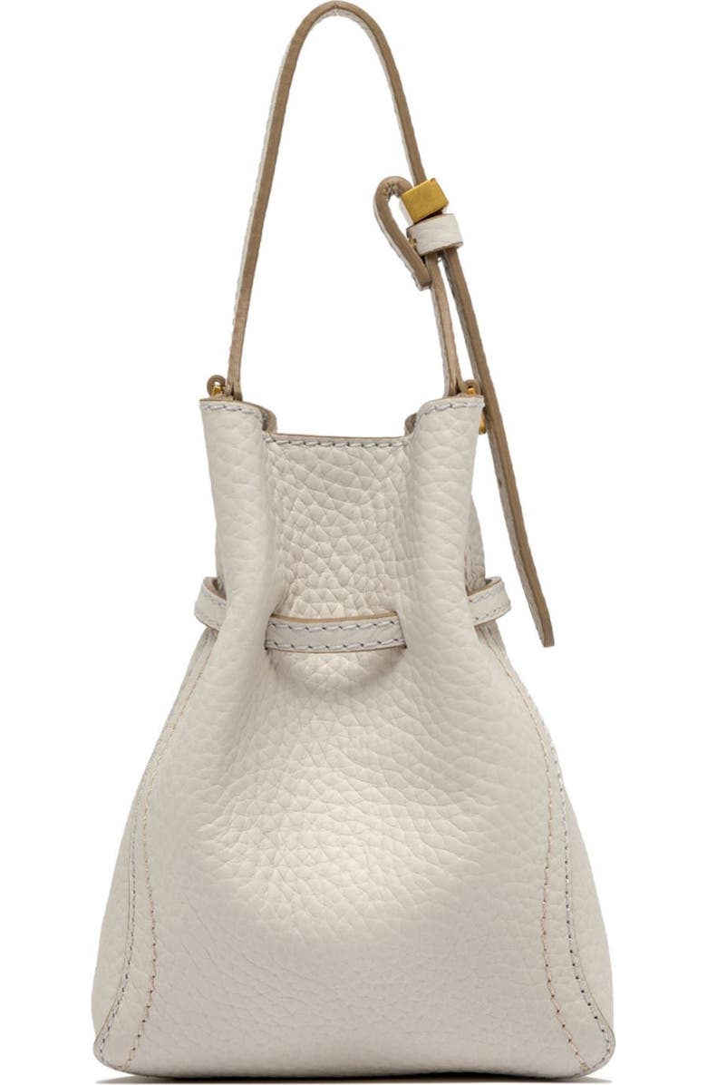 Gianni Chiarini Sienna Off White Leather Bucket Bag, Alternate, color, Off-White