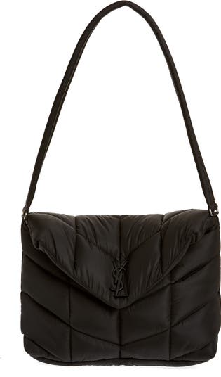【Saint Laurent】パファー メッセンジャーバッグ ECONYL製 Saint Laurent Medium Puffer ECONYL® Regenerated Nylon