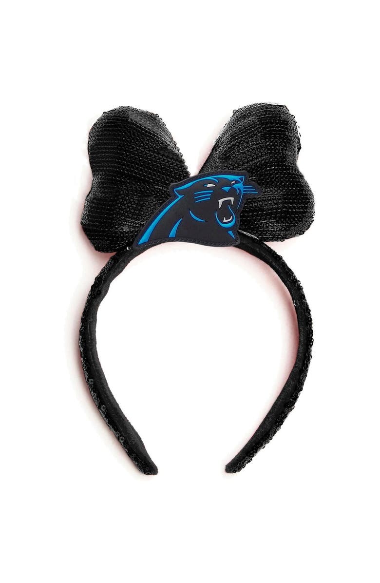 CUCE Carolina Panthers Logo Headband, Main, color, 