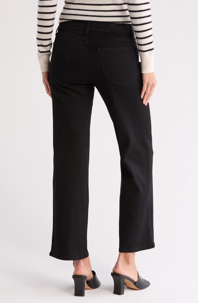KUT from the Kloth Lucy High Waist Wide Leg Jeans, Alternate, color, Black