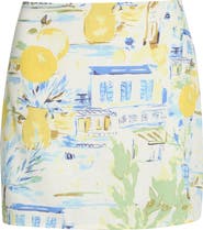 SUGARLIPS Amalfi Coast Ciendra High Waist Miniskirt