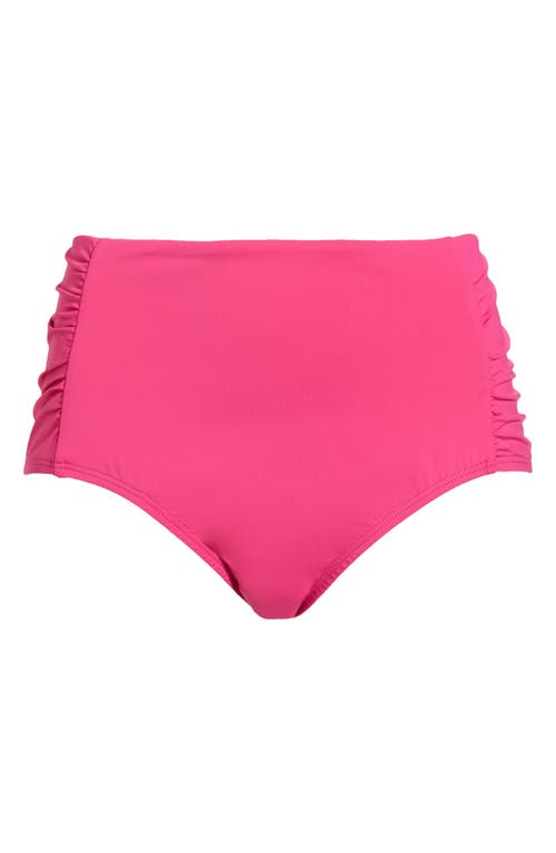 Jantzen Shirred Bikini Bottoms In Pink