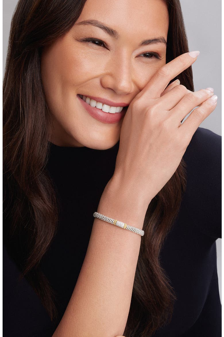 Caviar Lux Diamond Caviar Bracelet, Alternate, color, 0.35 PAVE SS