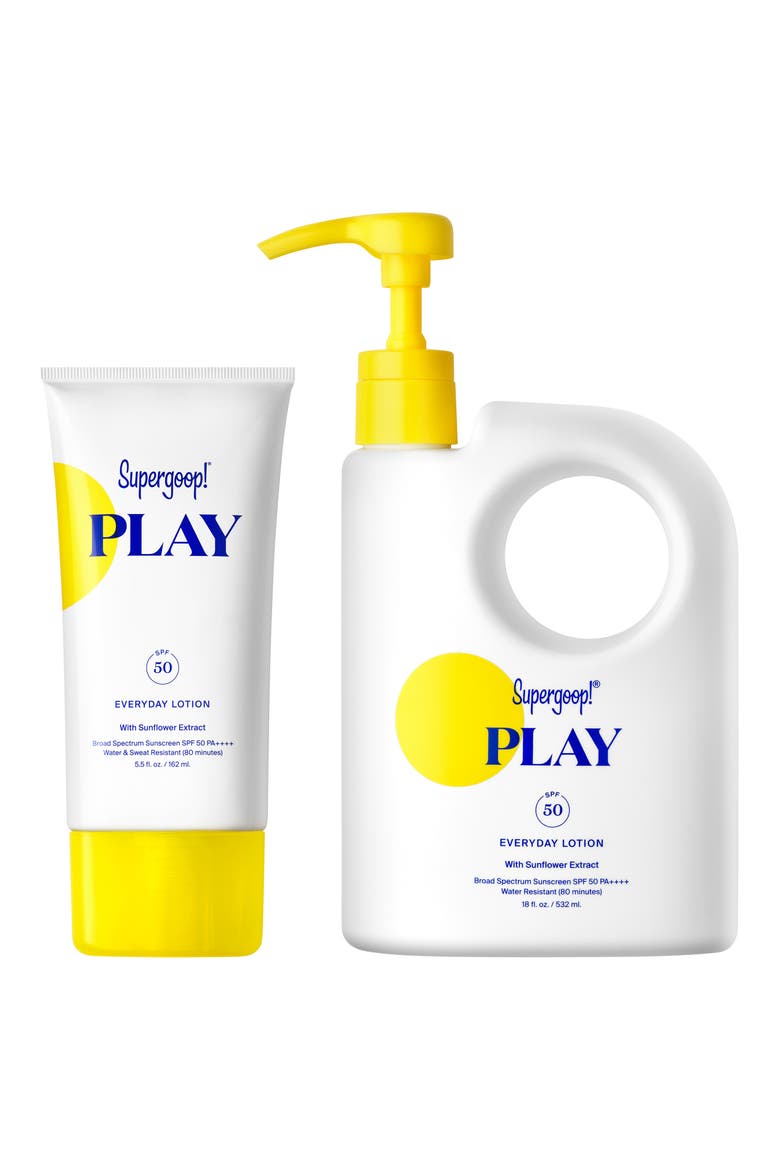 Play Everyday Lotion SPF 50 Home & Away Sunscreen Set (Nordstrom Exclusive) $104 Value, Main, color, NO COLOR