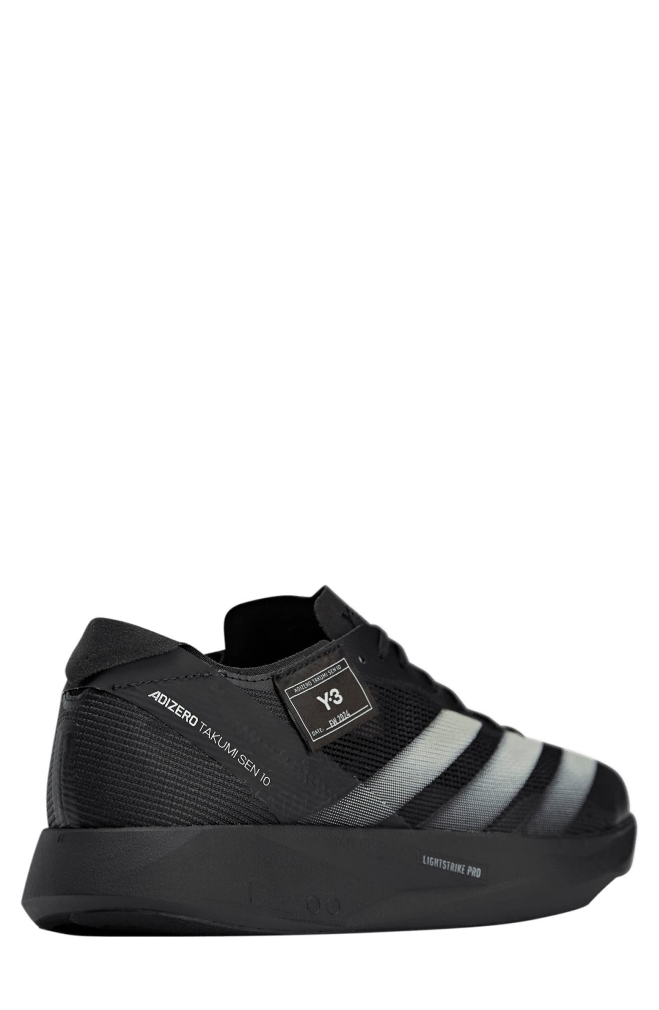 Y-3 Takumi Sen 10 Sneaker, Alternate, color, Black/ Black/ Off White
