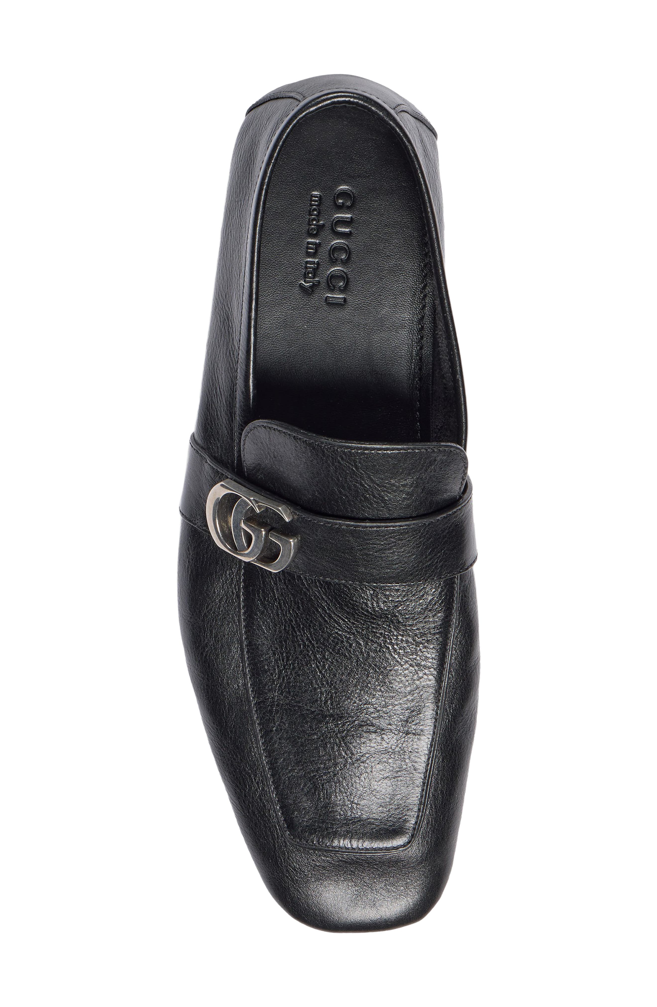 Gucci Victor Driving Loafer, Alternate, color, Black