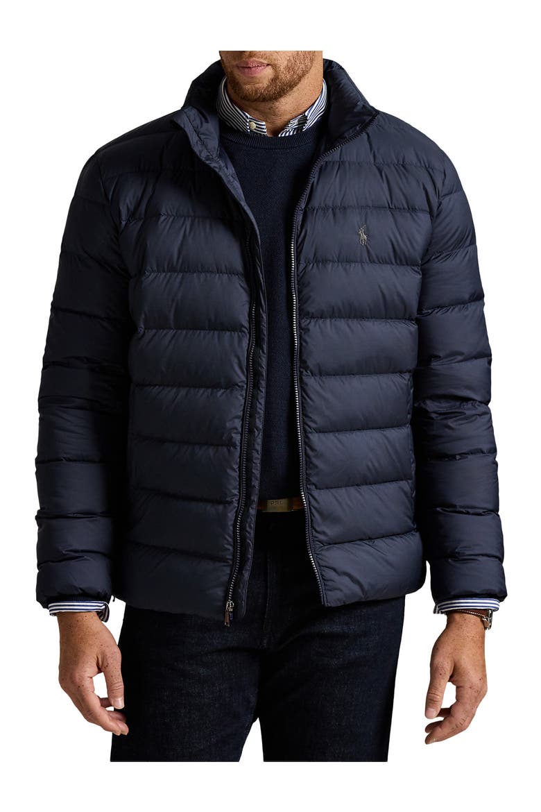 Big & Tall Packable Quilted Jacket, Main, color, COLLECTION NAVY