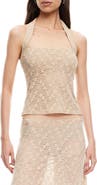 LIONESS Palisades Lace Halter Top