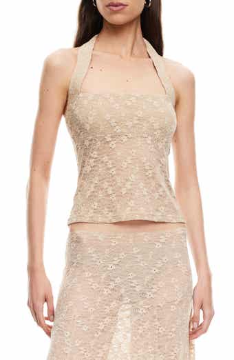 Palisades Lace Halter Top