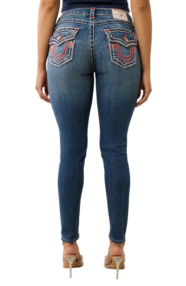 True Religion Jennie Skinny Jeans, Alternate, color, 